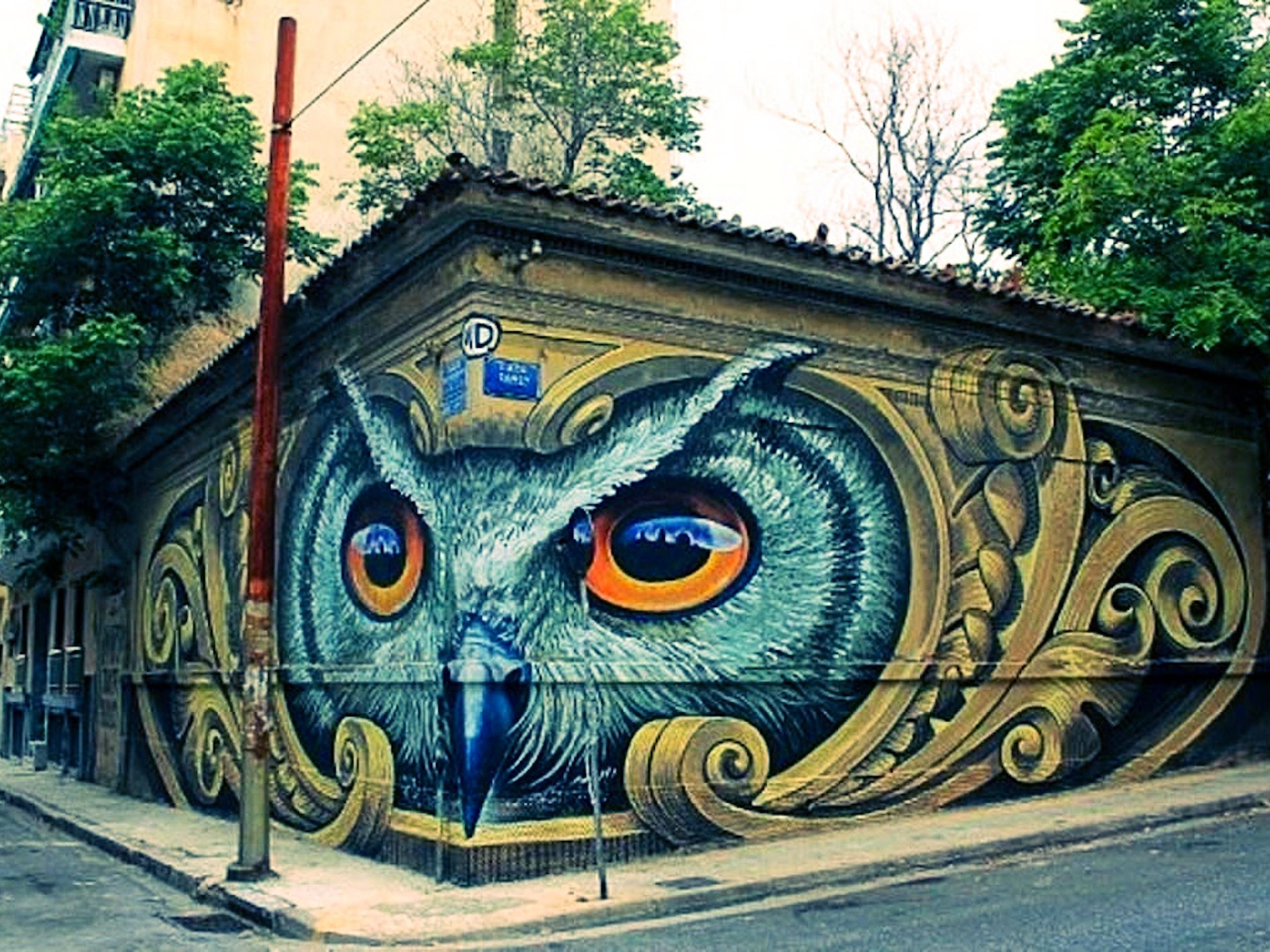 אתונה, אמנות רחוב